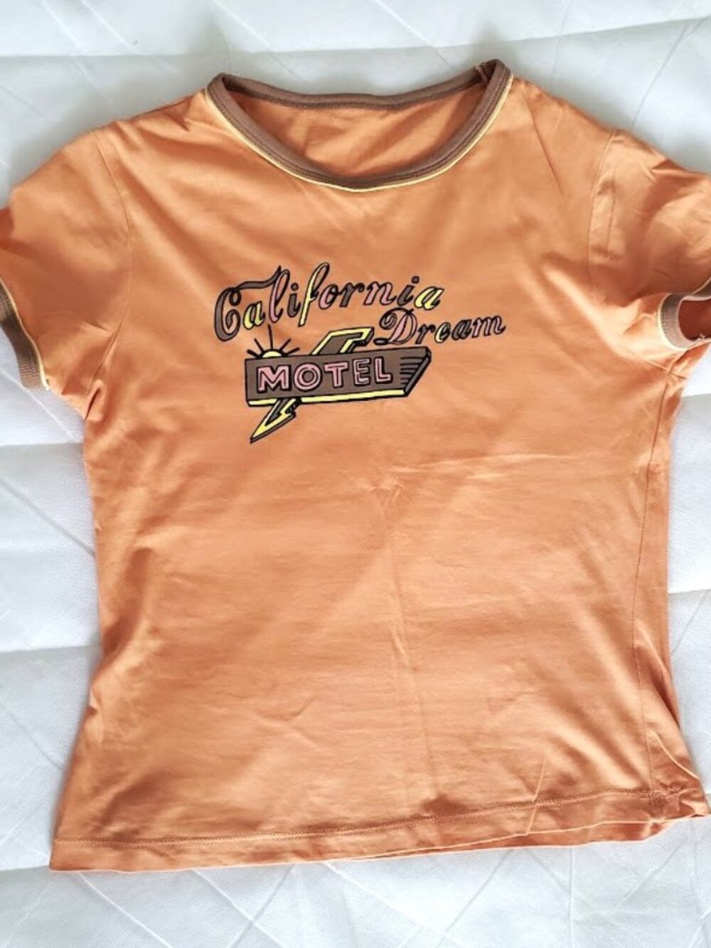 Vintage Y2K California Dream Motel Graphic Tee Size XS